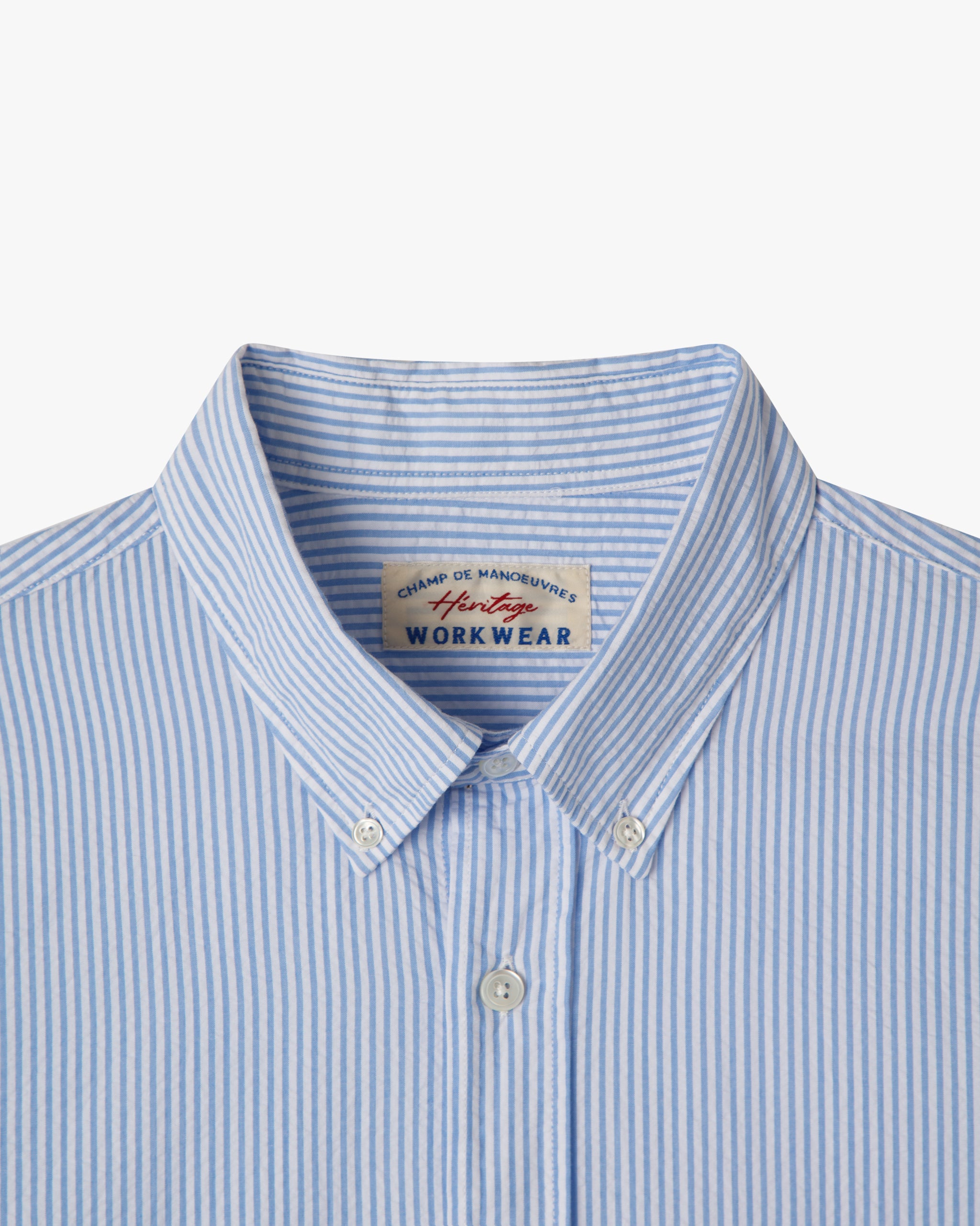 Chemise Seersucker à Rayures