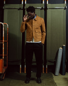 Blouson Cuir Velours Brad