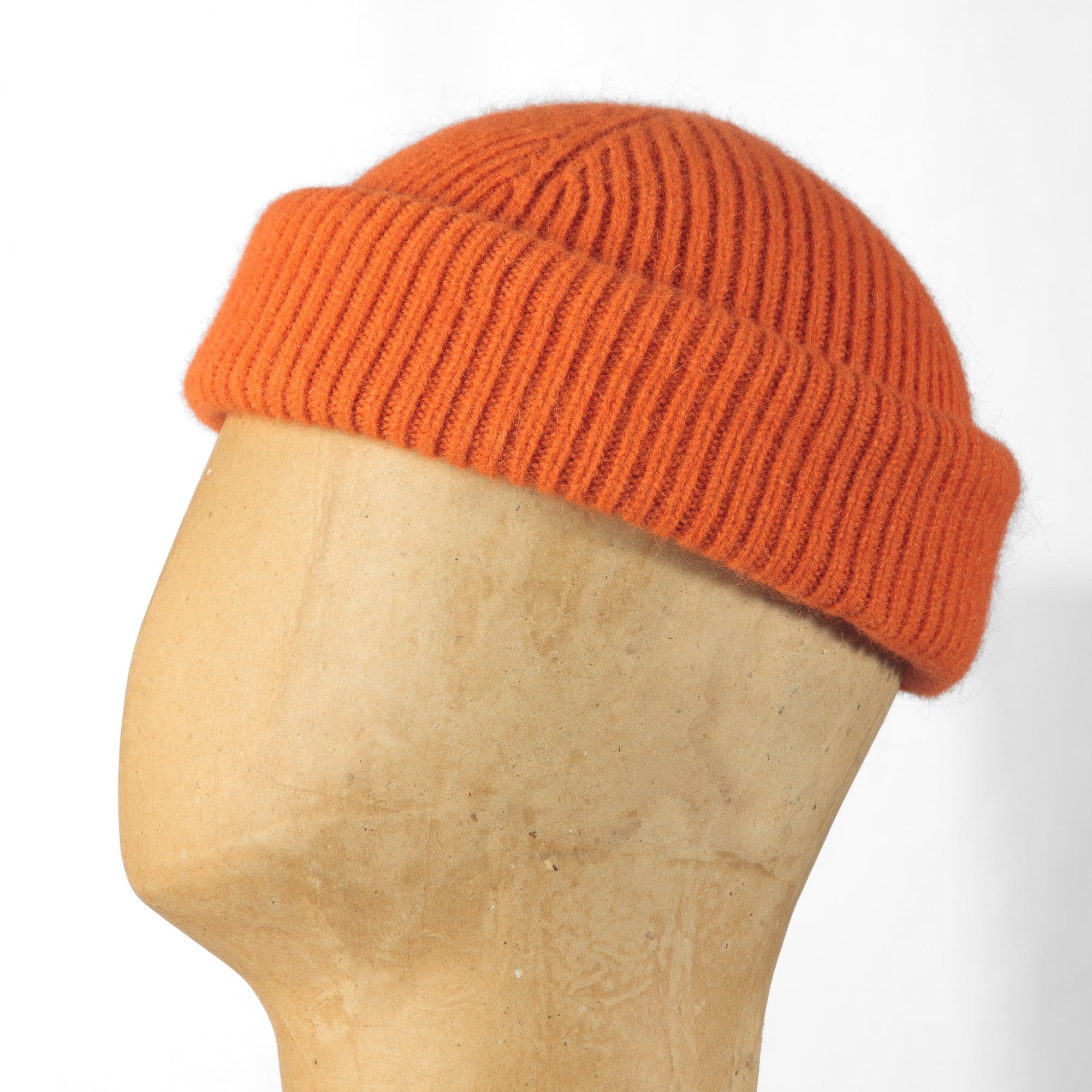 Bonnet Laine Vintage orange - Champ de Manoeuvres