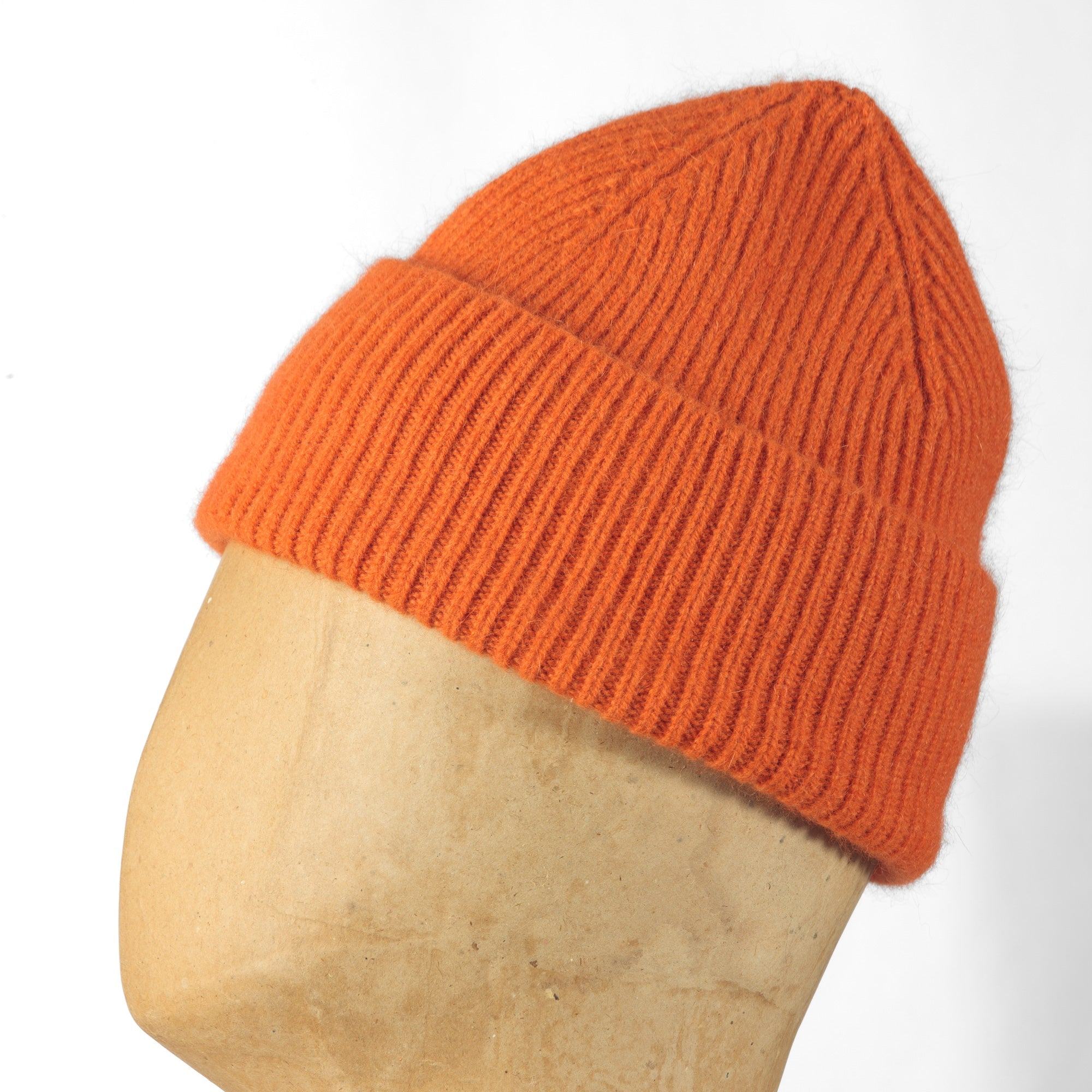 Bonnet Laine Vintage orange - Champ de Manoeuvres