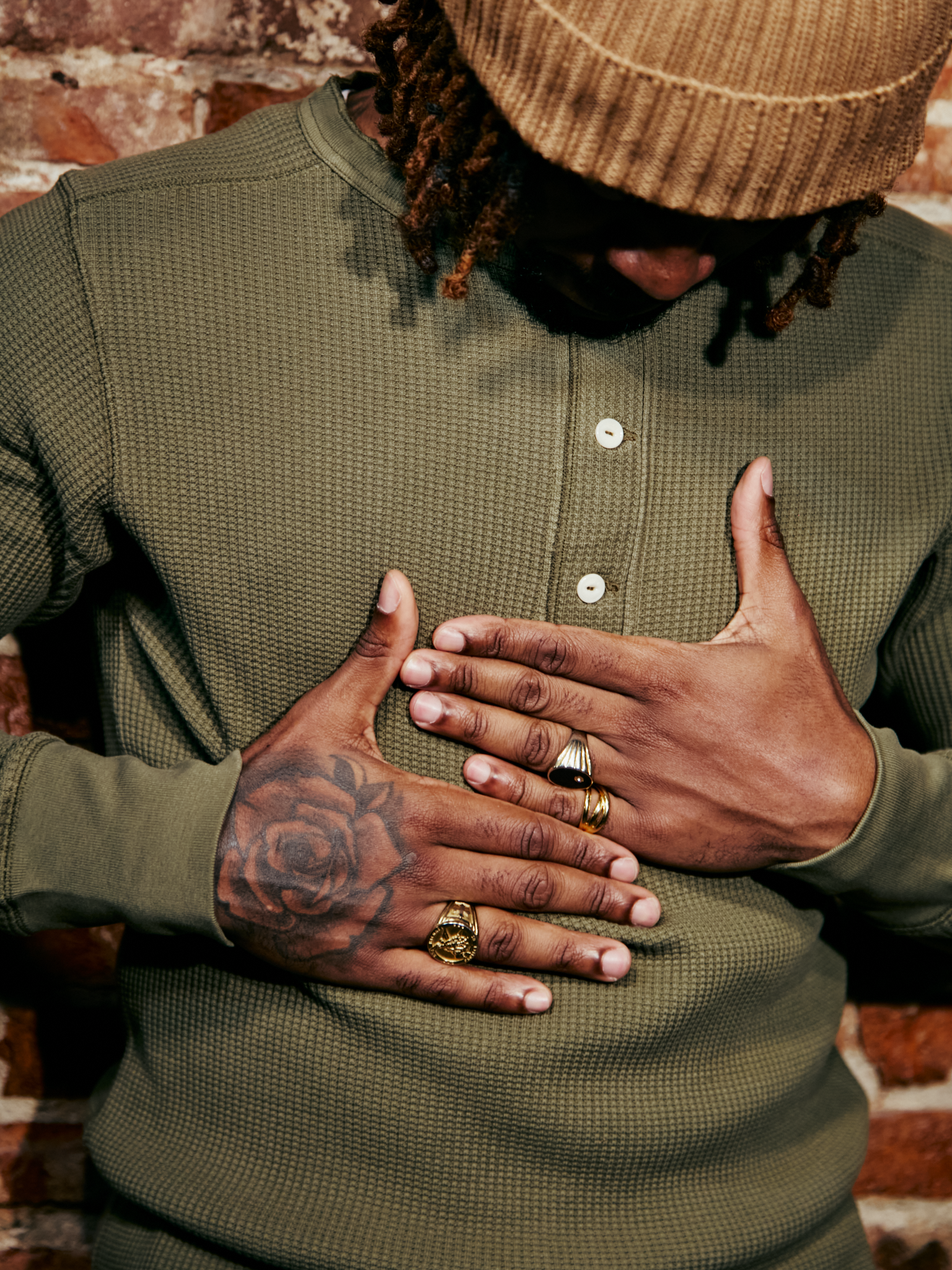 The waffle Henley