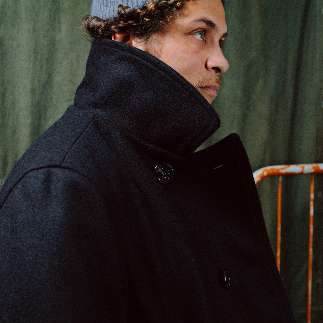 zoom sur un bouton marin original