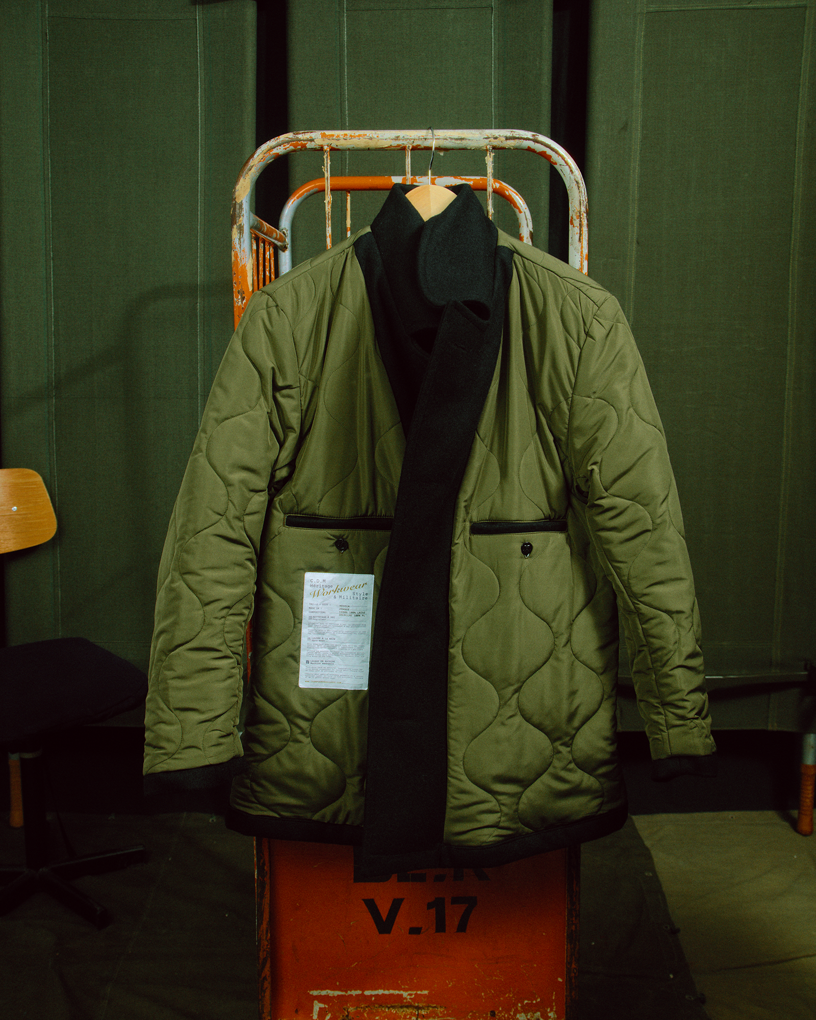 intérieur doublure manteau peacoat