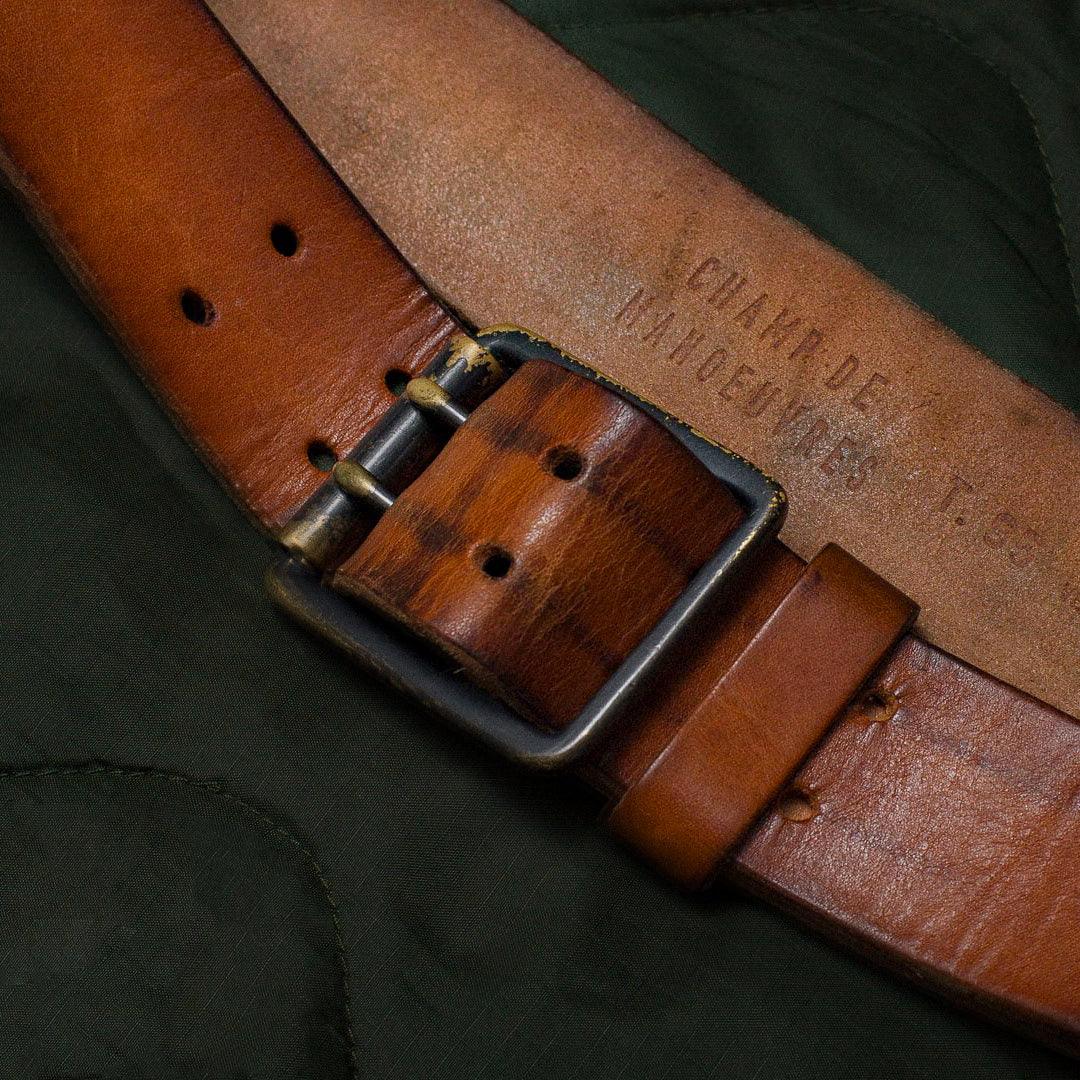 Ceinture Cuir M45 - Champ de Manoeuvres