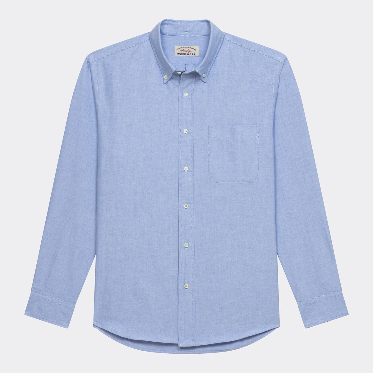Chemise oxford button down bleue