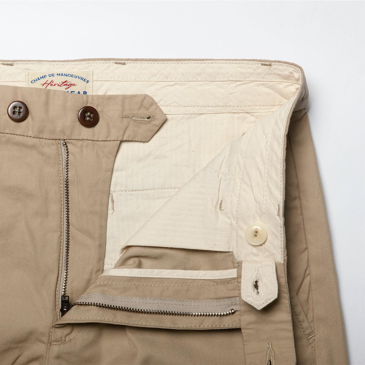 Chino Gabardine Beige - Champ de Manoeuvres