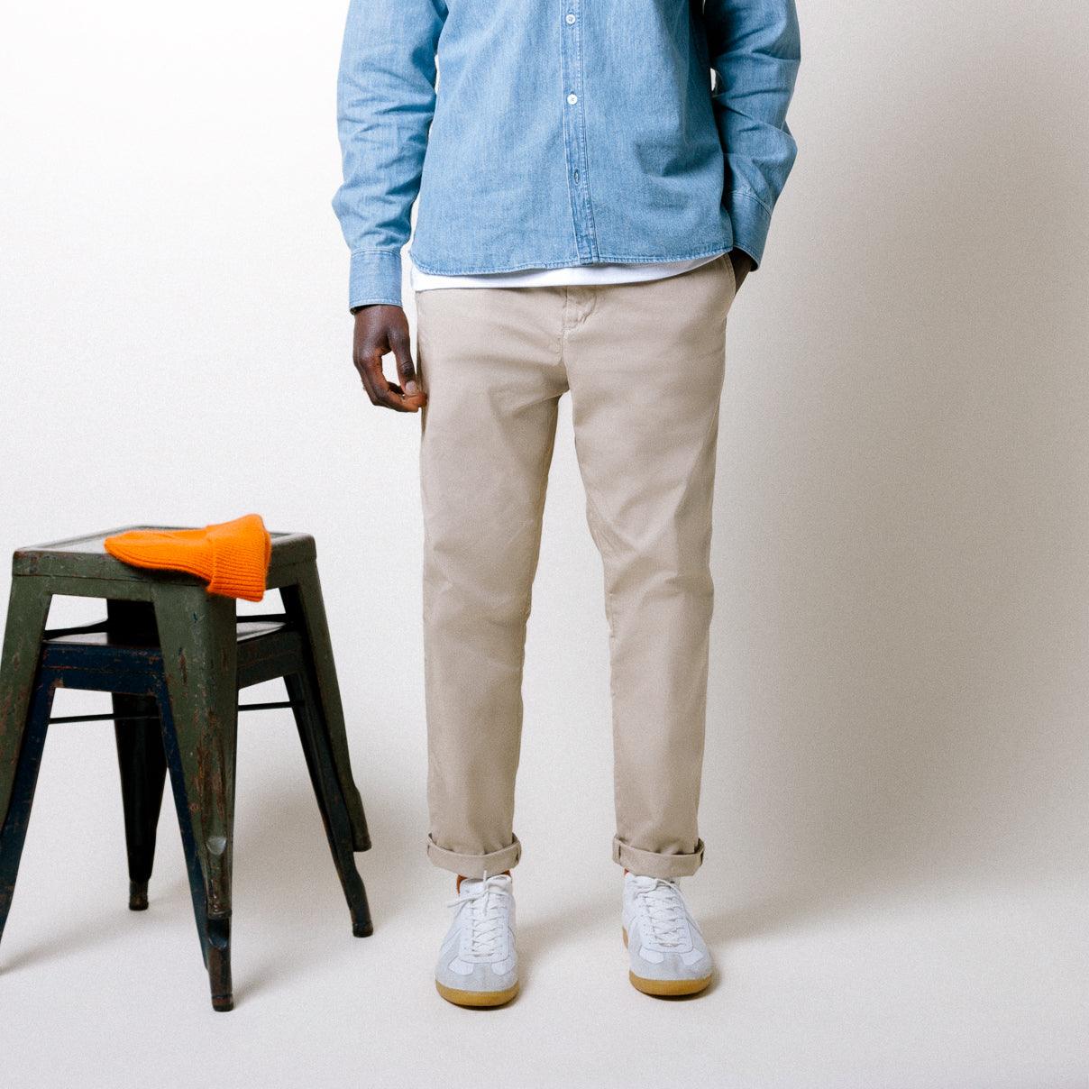 Chino Gabardine Beige - Champ de Manoeuvres
