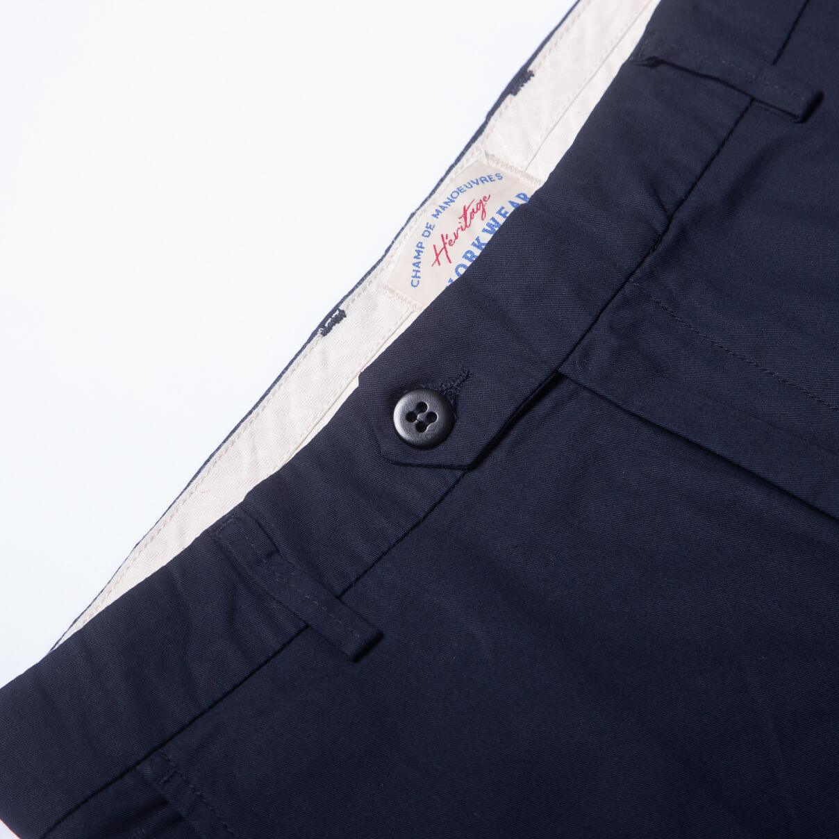 Chino Gabardine Marine - Champ de Manoeuvres