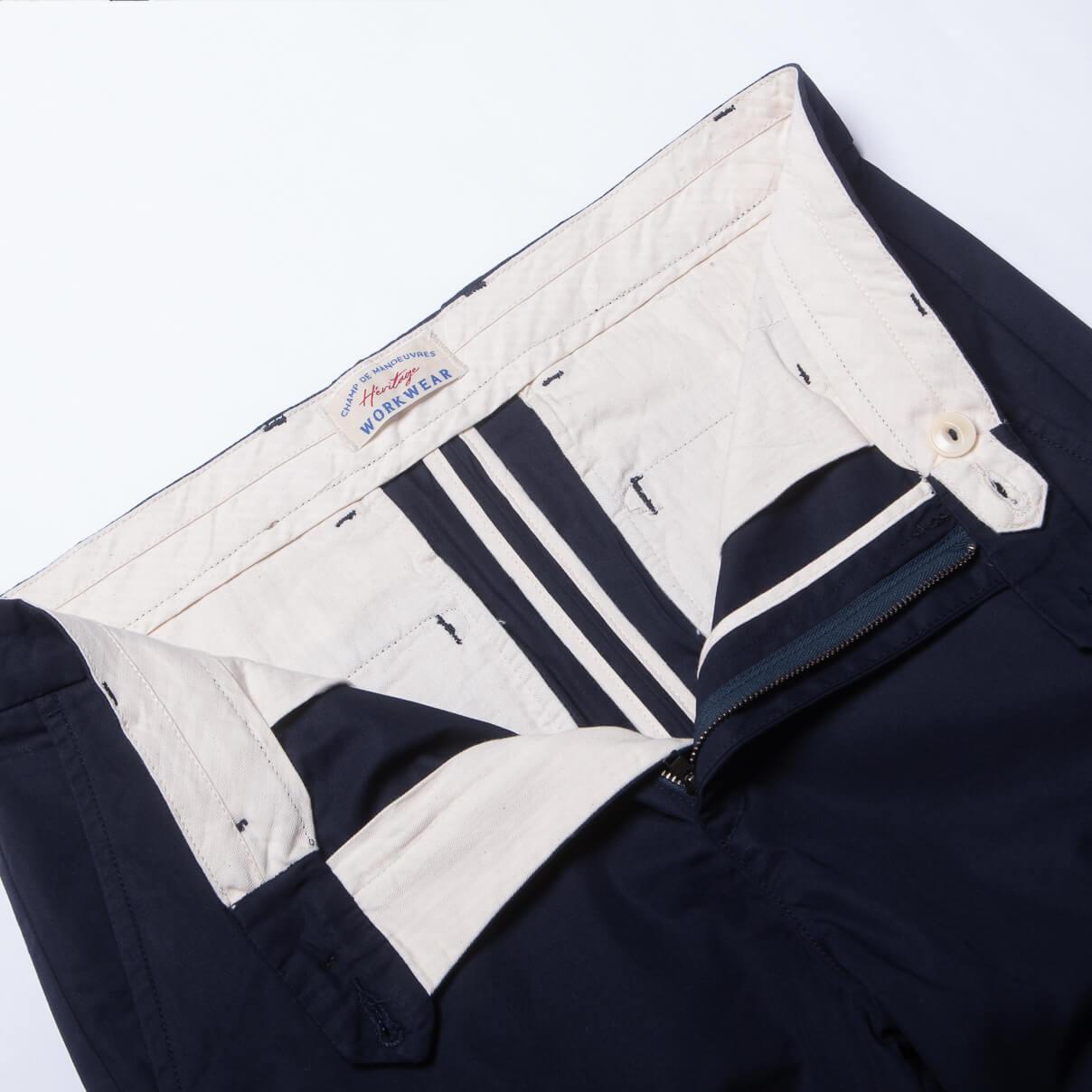 Chino Gabardine Marine - Champ de Manoeuvres