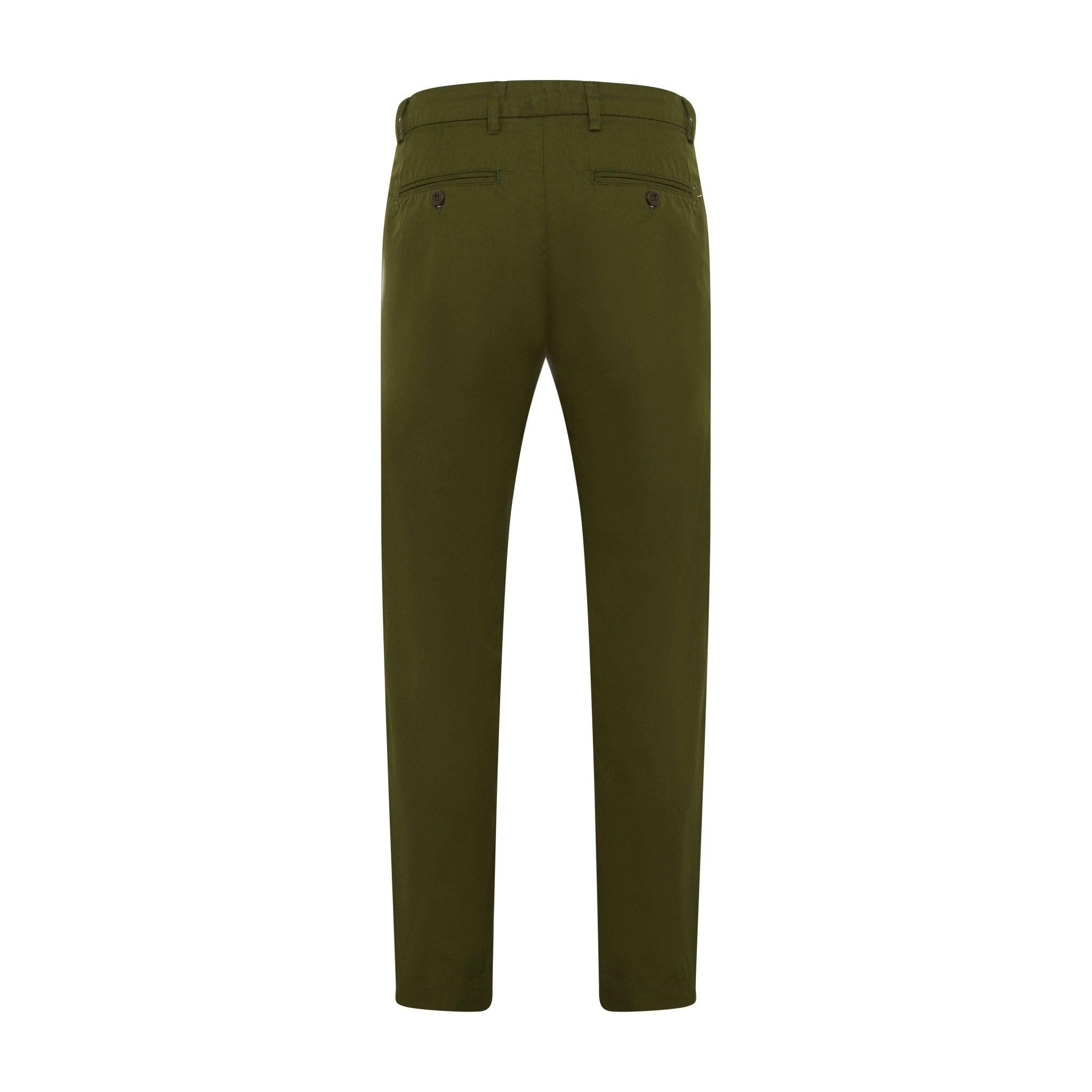 Chino Gabardine Olive - Champ de Manoeuvres