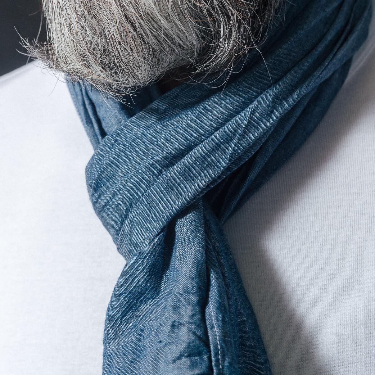Foulard Chambray Collect - Champ de Manoeuvres