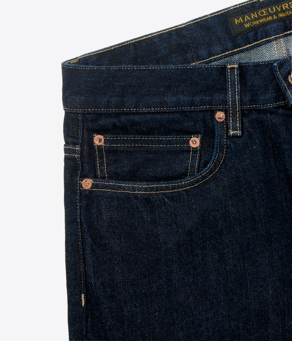 Japanese Selvedge Jeans 14 oz Blue — Cut 3320