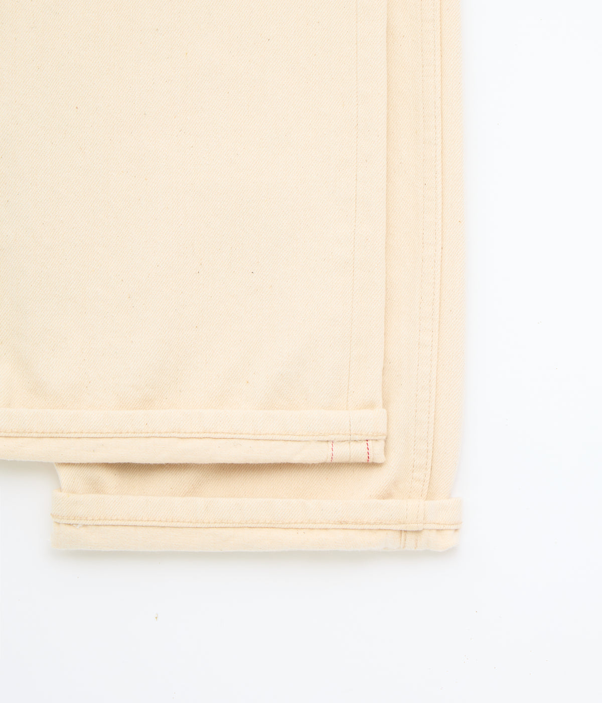 Ecru Japanese Straight Jeans Rinse — Cut 3320