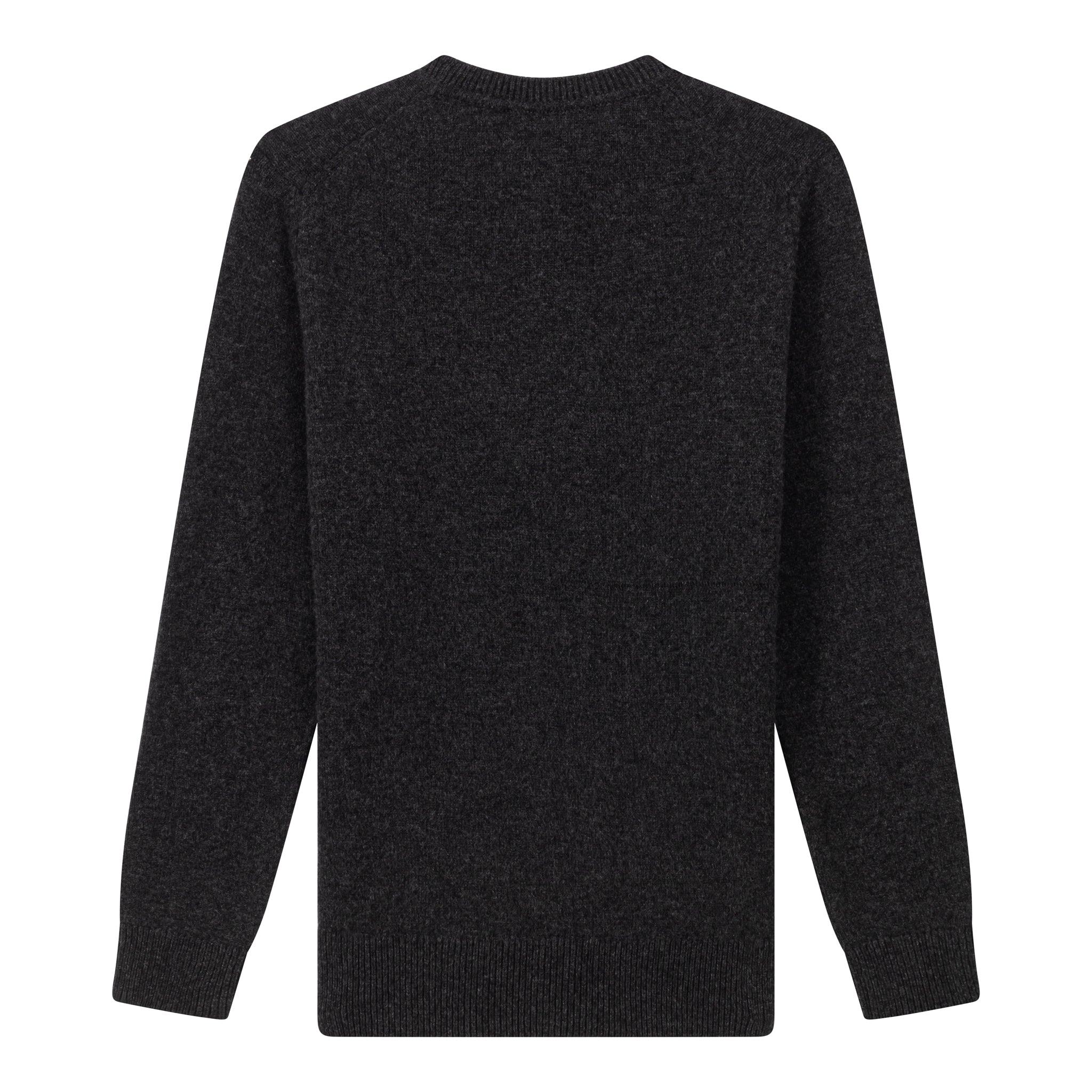 Pull Lambswool Anthracite - Champ de Manoeuvres