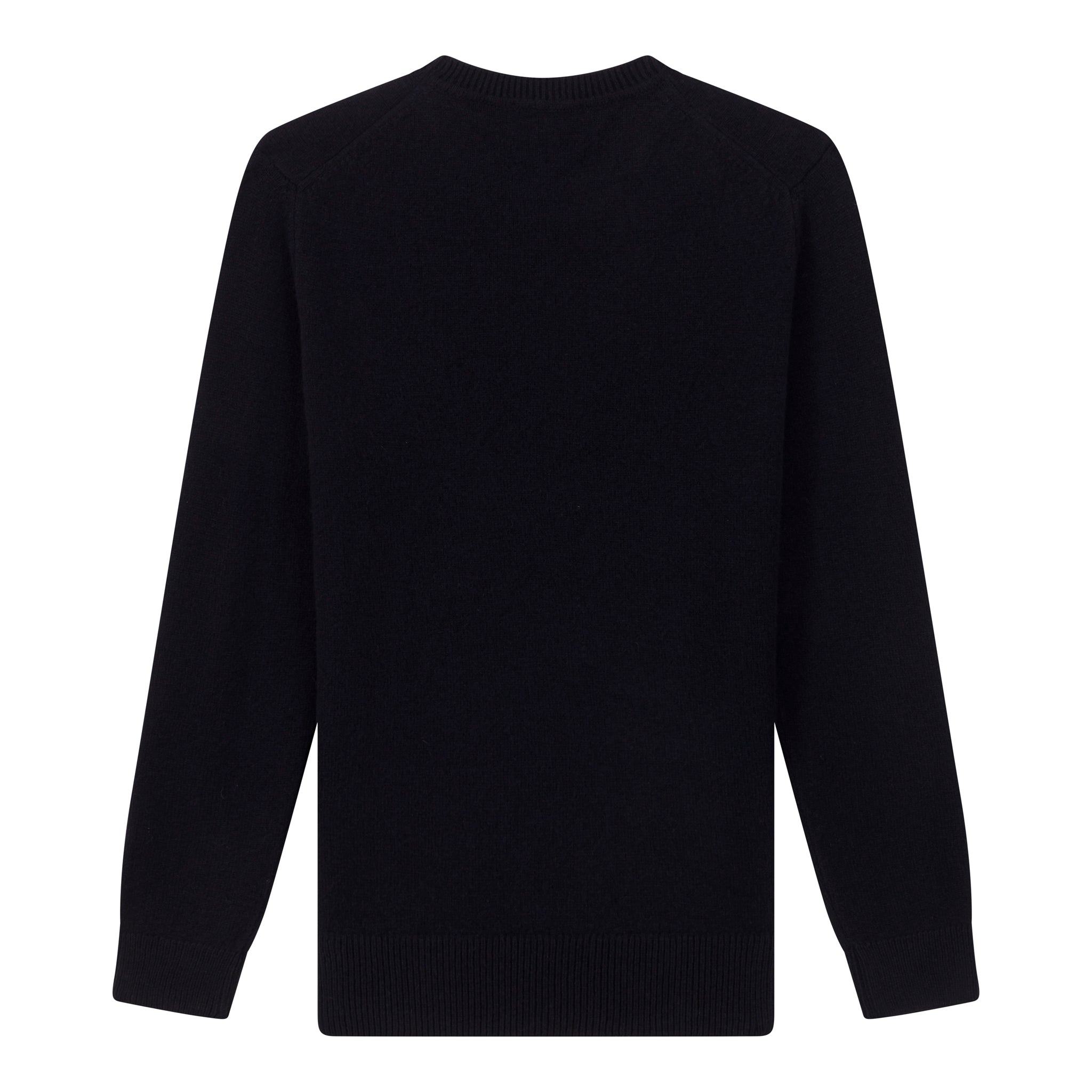 Pull Lambswool Marine - Champ de Manoeuvres