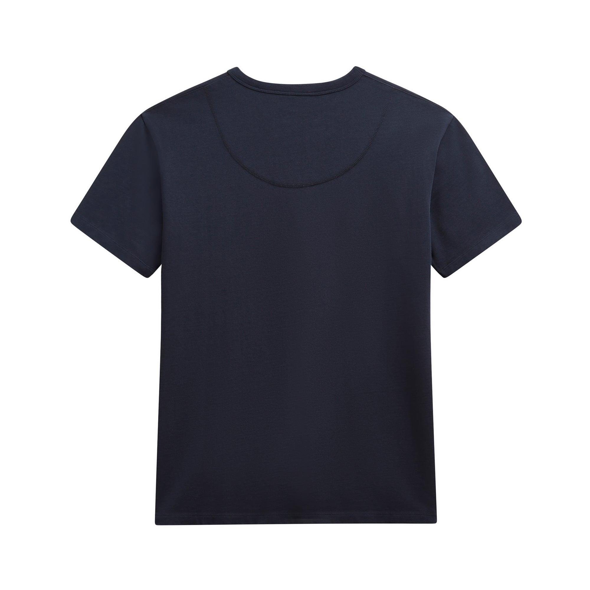 T-shirt colletage navy - Champ de Manoeuvres
