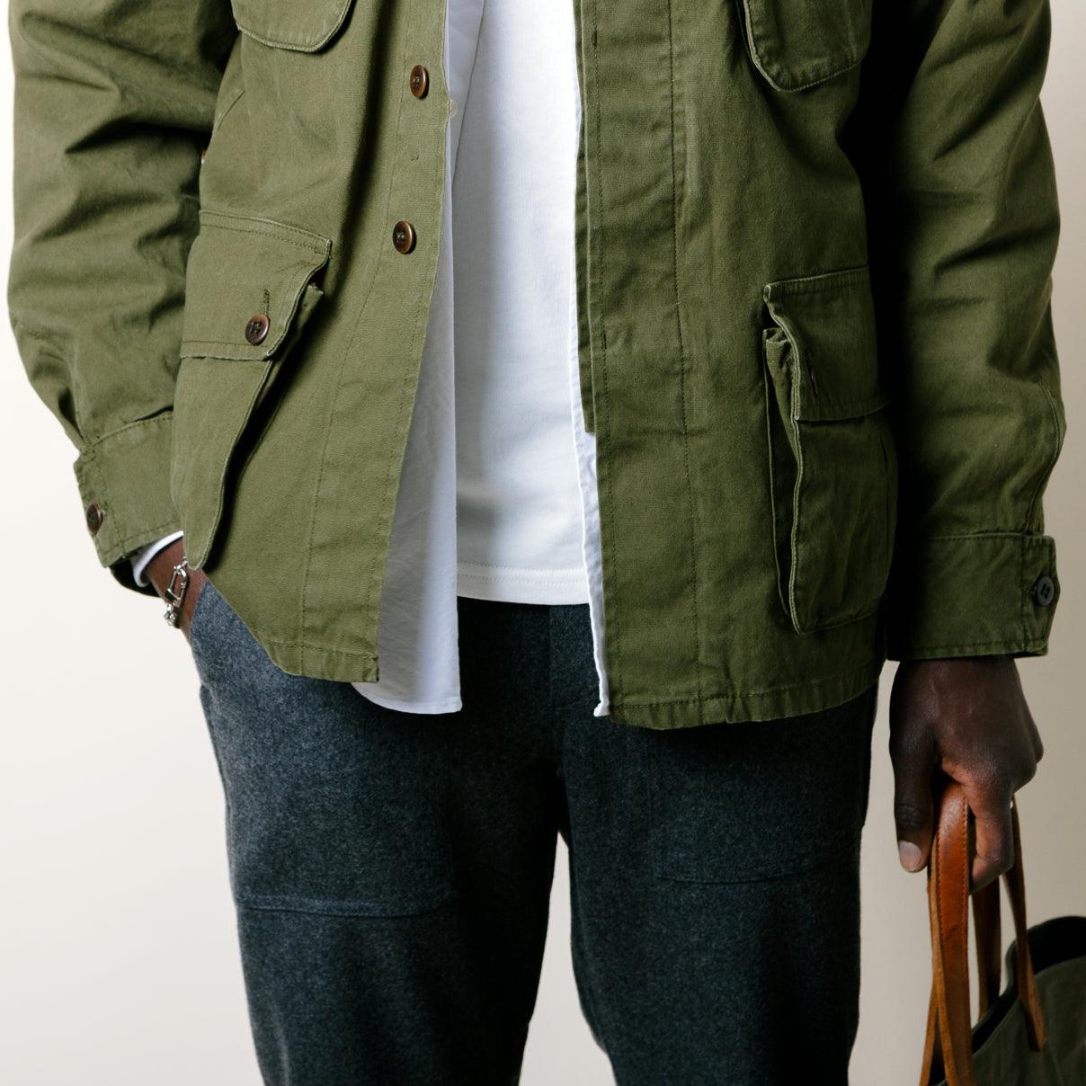 Tropical Jungle jacket Kaki - Champ de Manoeuvres