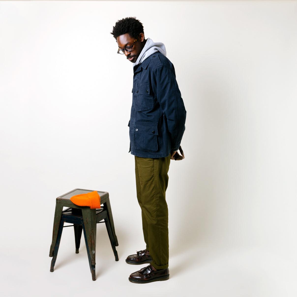 Tropical Jungle jacket Marine - Champ de Manoeuvres