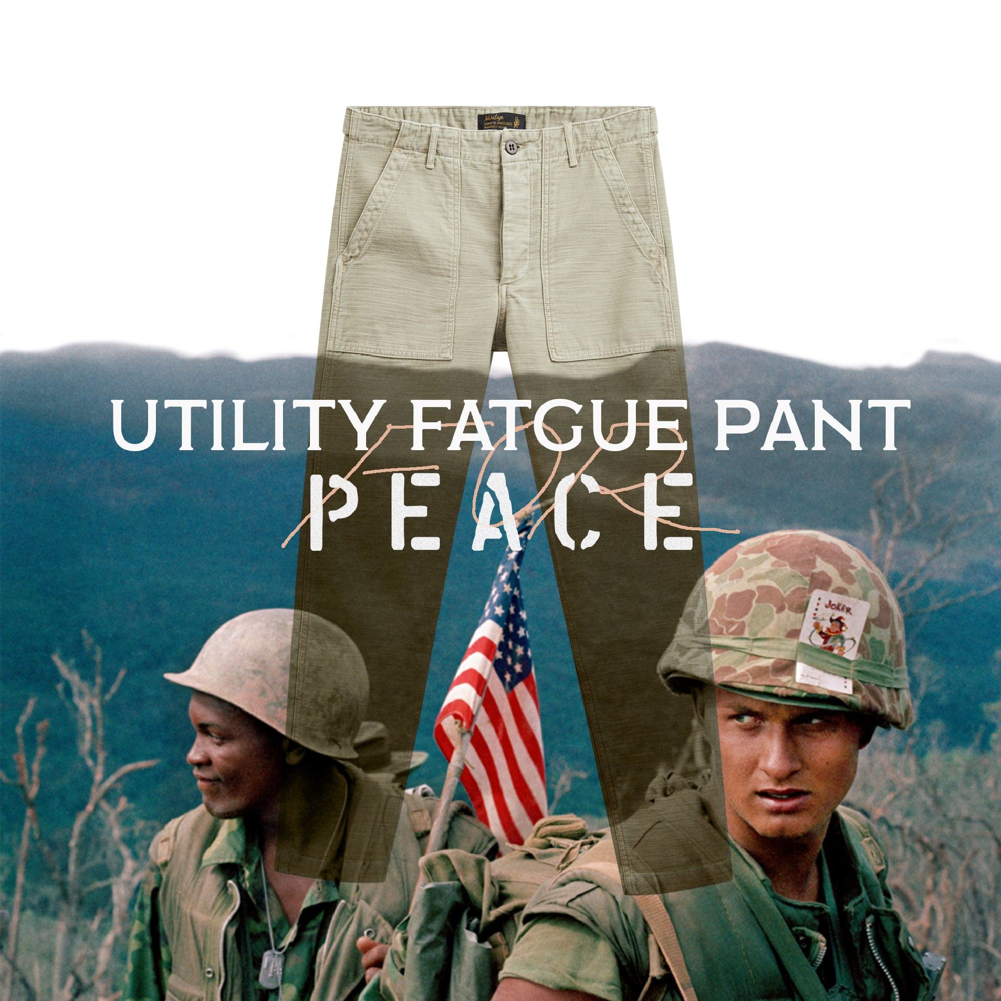 Utility Pant Fatigue sable - Champ de Manoeuvres