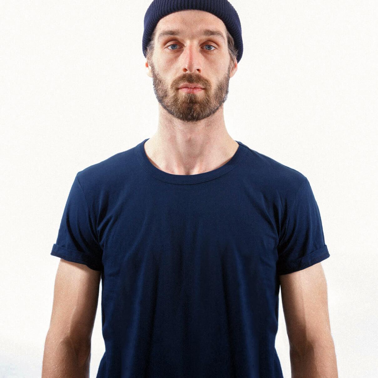 T-shirt colletage navy - Champ de Manoeuvres