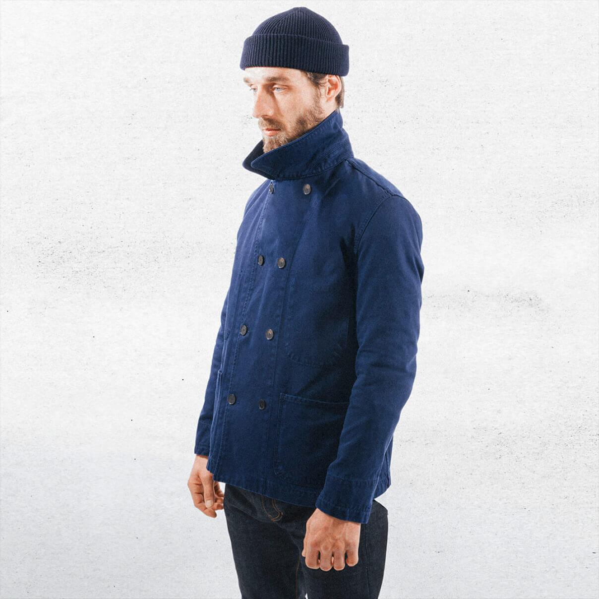 Veste Justicier Moleskine - vêtement d'inspiration militaire et workwear authentique, coupe robuste.
