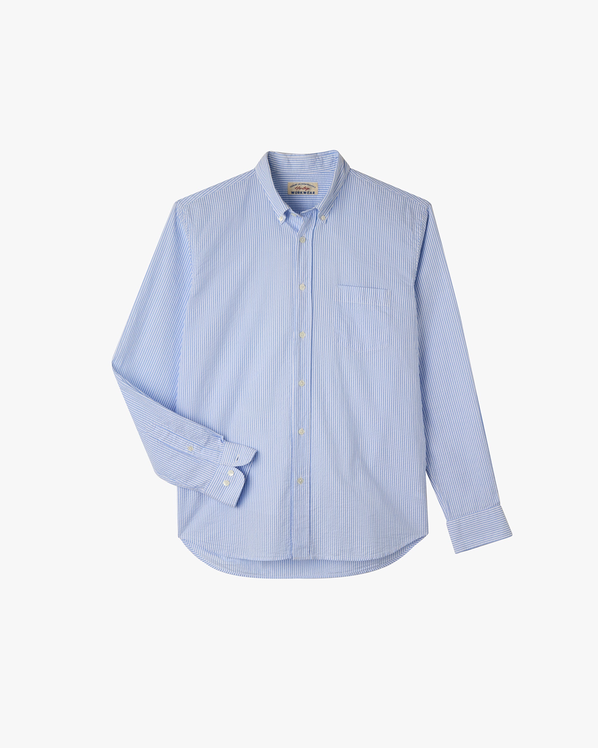 Chemise Seersucker à Rayures