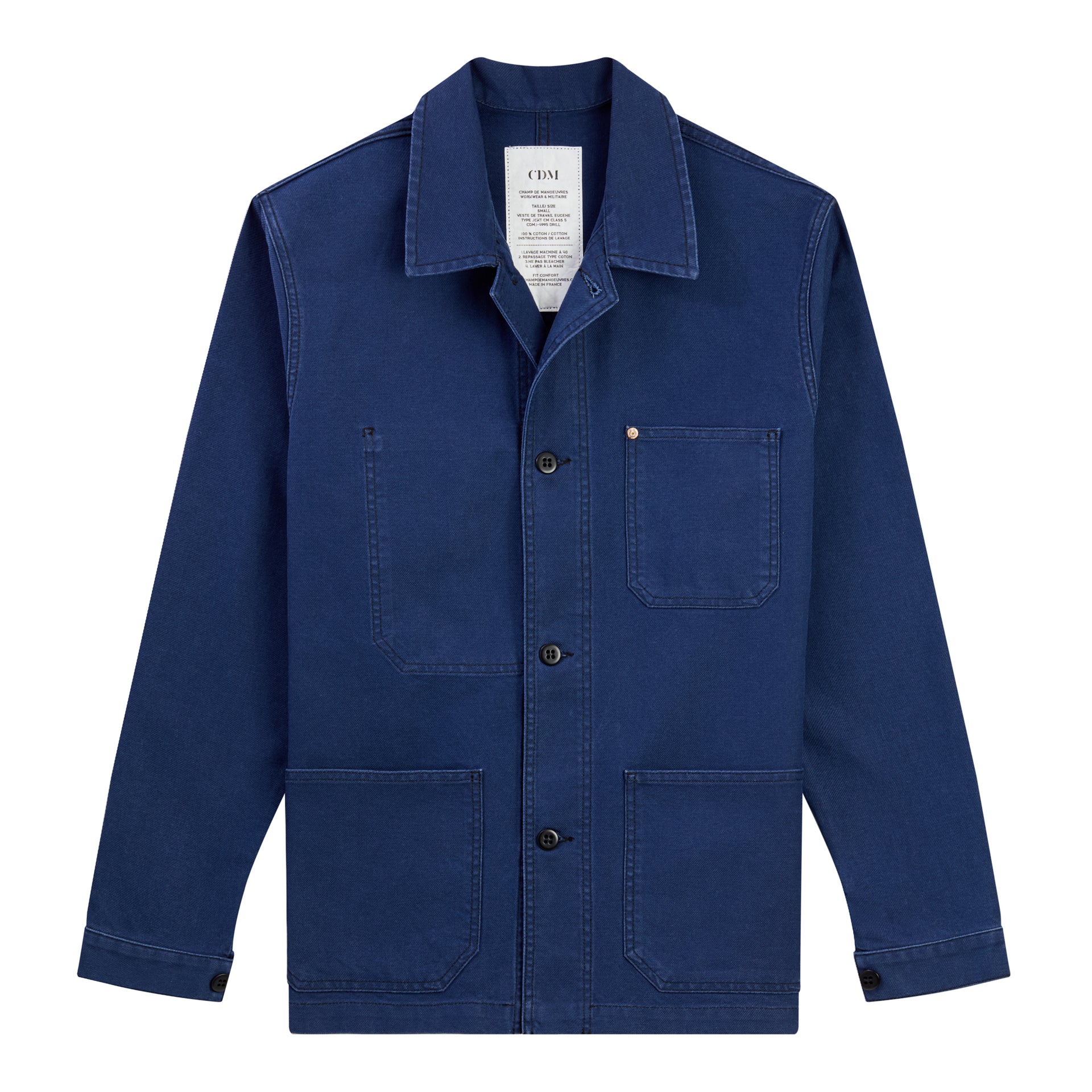 La Veste de travail Bleue - La première veste 100% recyclée et Made In  France