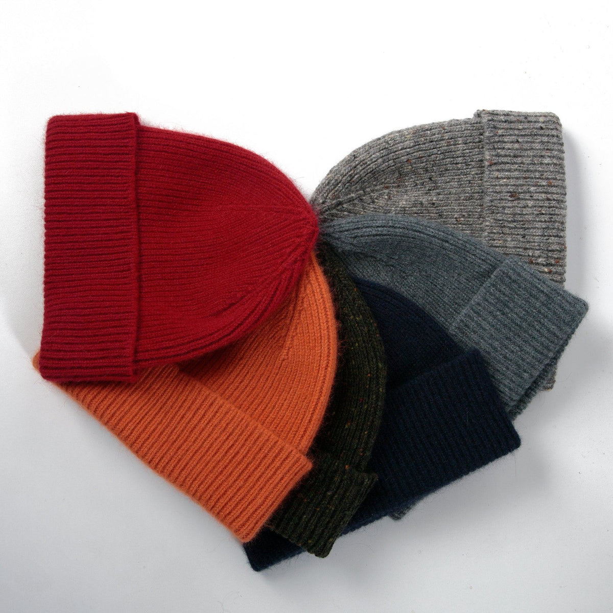 Bonnet Laine Vintage gris moucheté