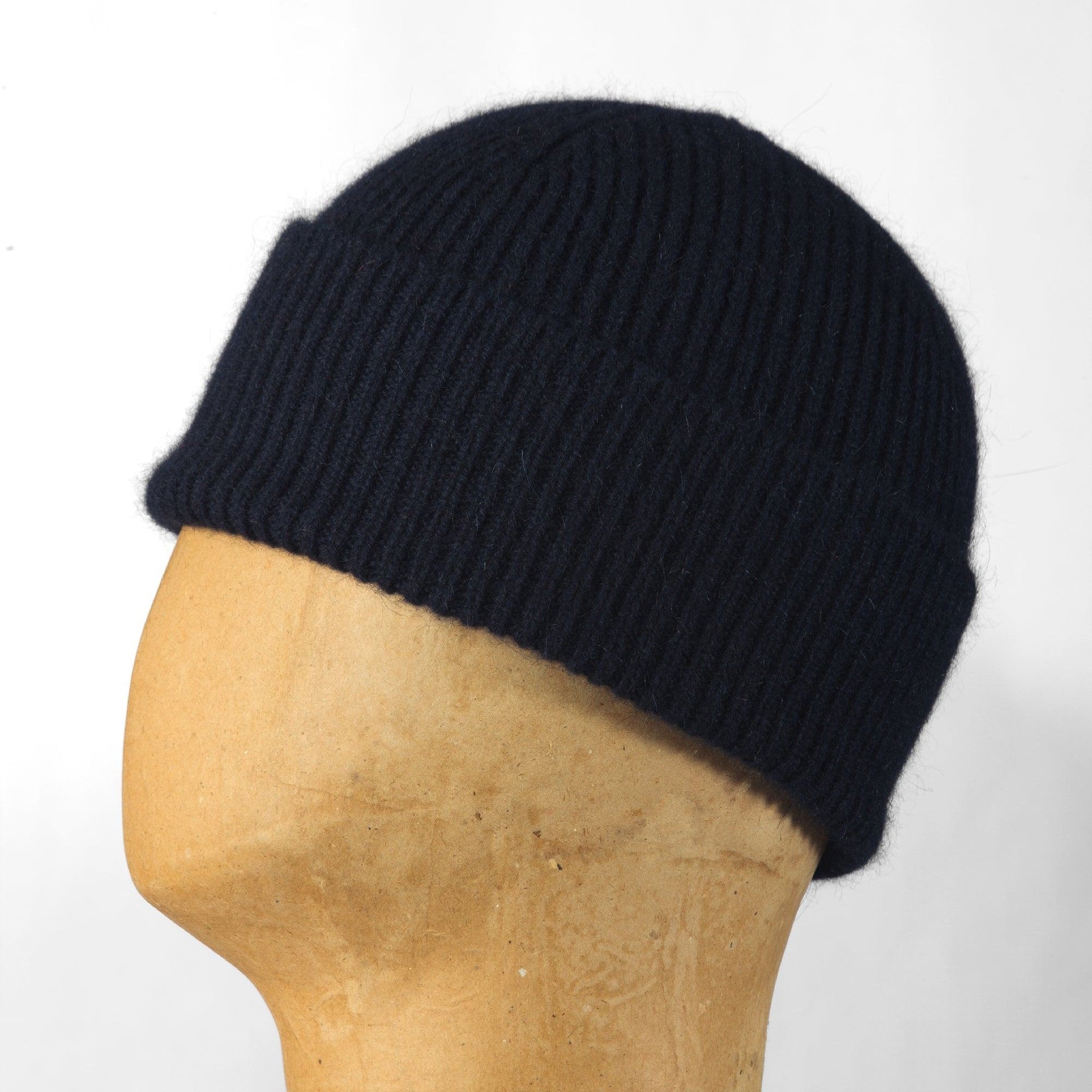 Bonnet pour homme hiver plus velours chaud chapeau tricoté décontracté  épais chapeau de tête 