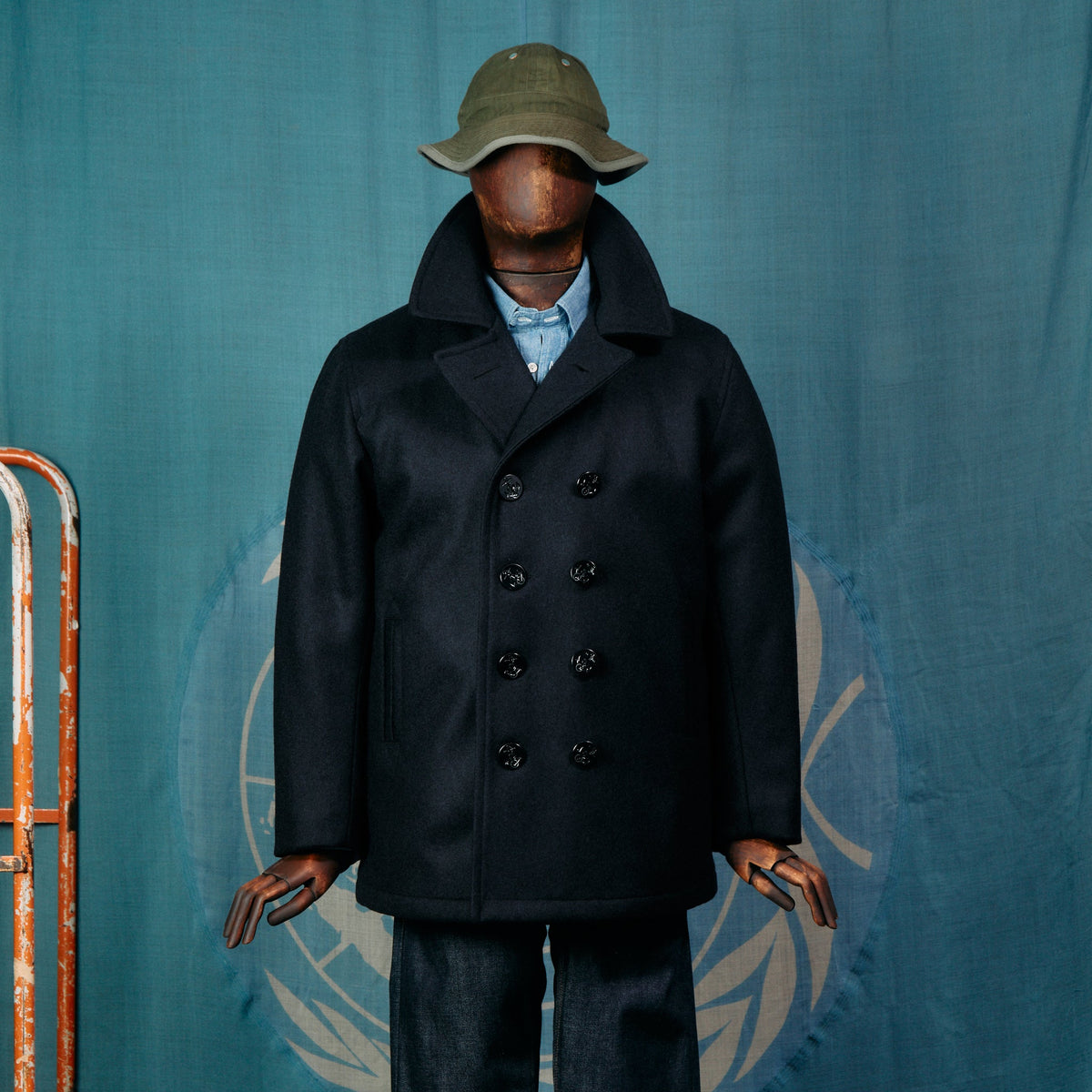 Manteau Caban Homme Pea Coat