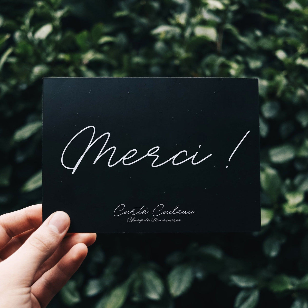 Carte-cadeau Champ de Manoeuvres
