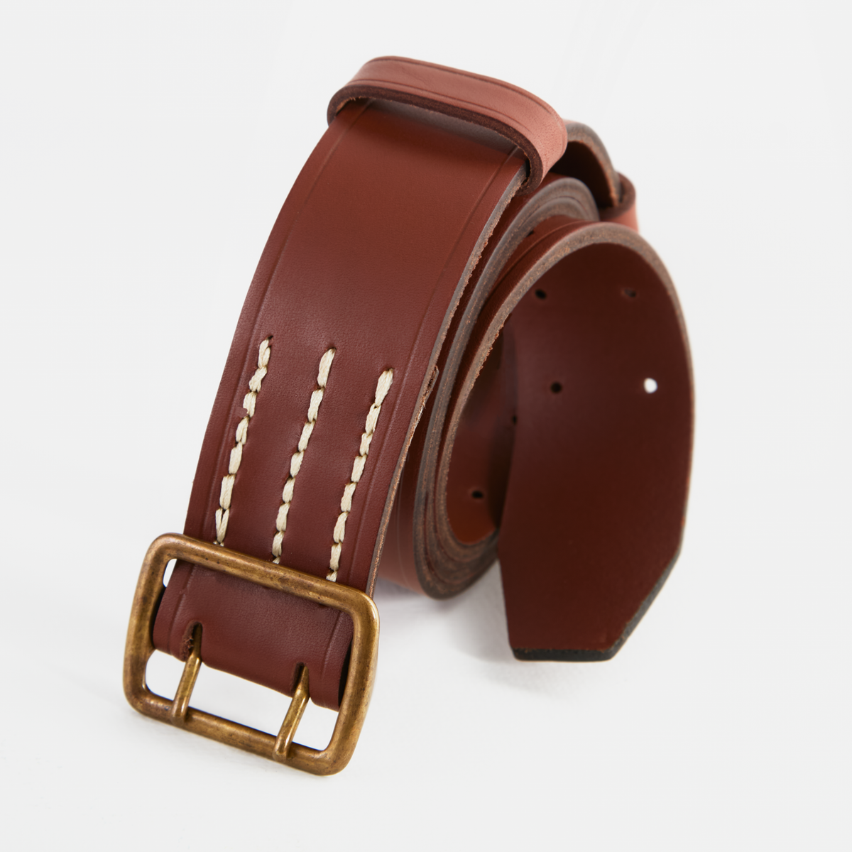 Ceinture en cuir pleine fleur de vachette — vue principale, ceinture cuir homme