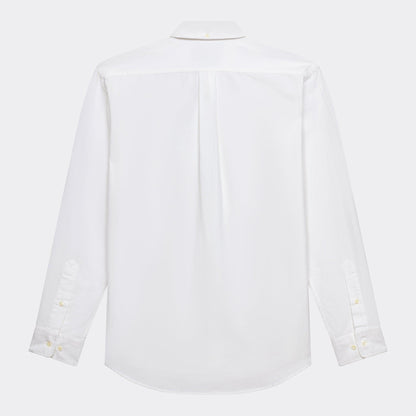 Chemise oxford button down blanche - Champ de Manoeuvres 