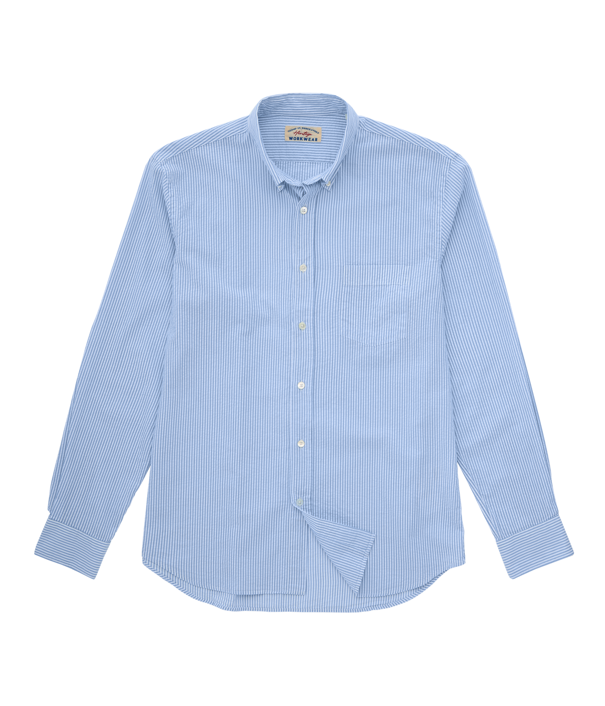 Chemise Seersucker à Rayures — vue 4 - Champ de Manoeuvres