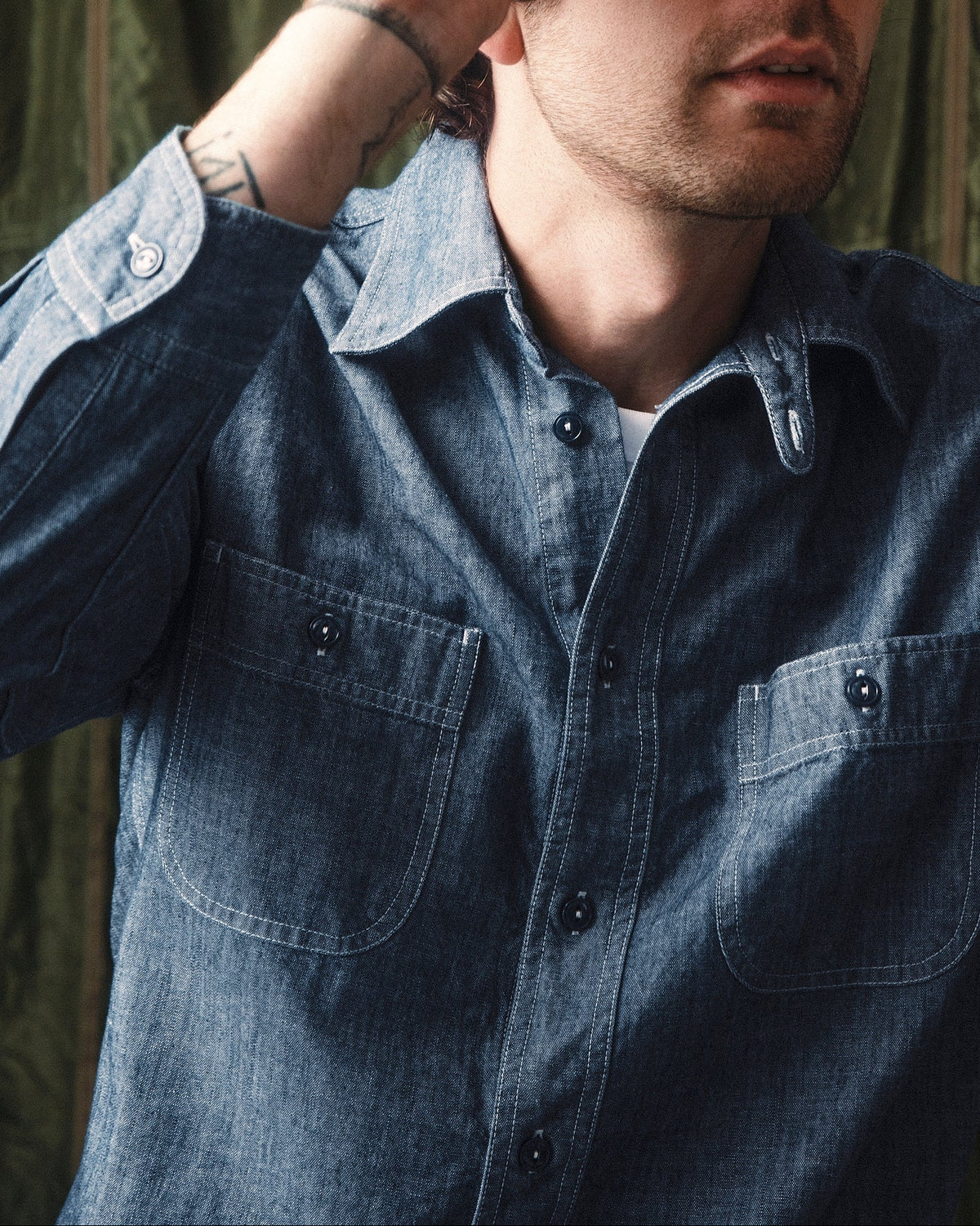 Chemise Work Chambray Homme
