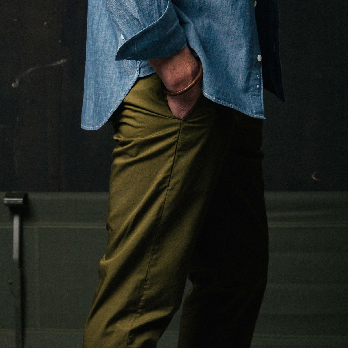 Chino Gabardine Olive