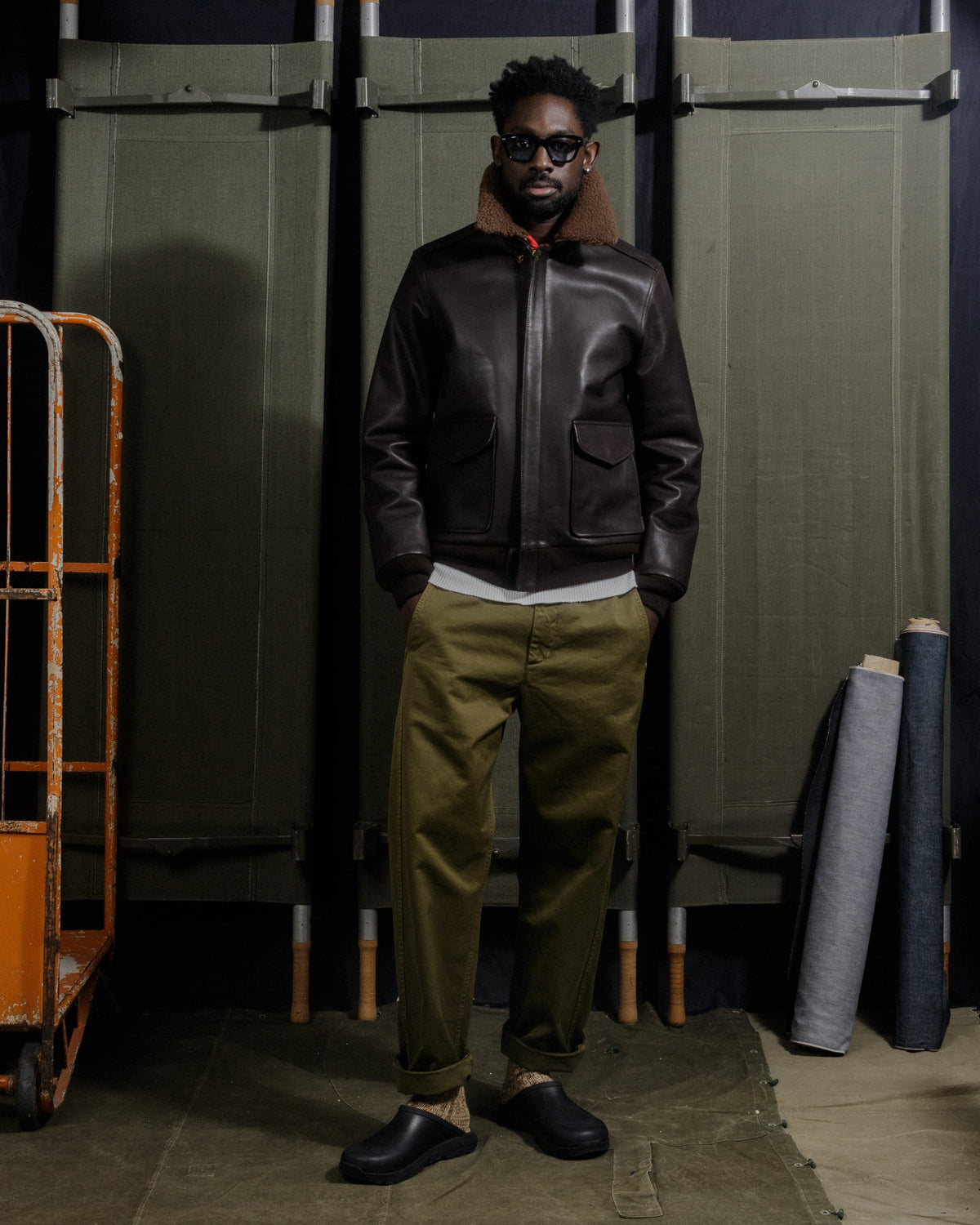 Chino Officier Pant kaki