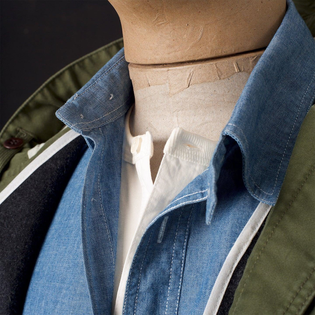 T-shirt henley manches courtes pour homme