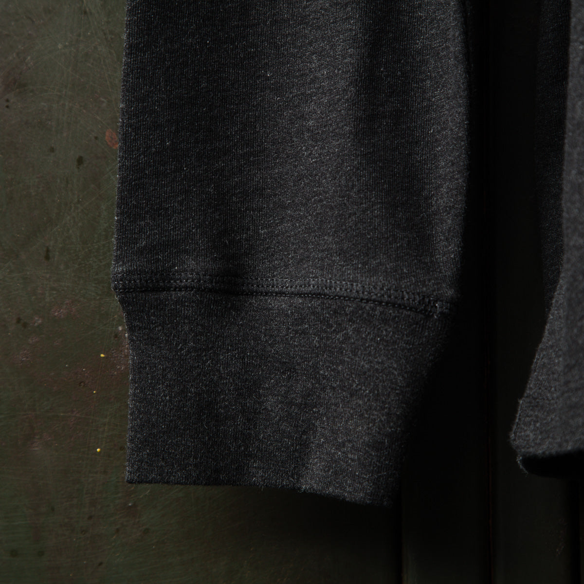 Henley homme coton manches longues