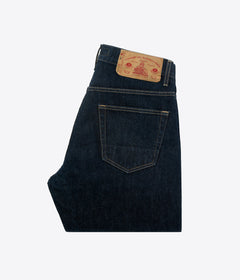 Jean Droit Japonais 14 oz bleu