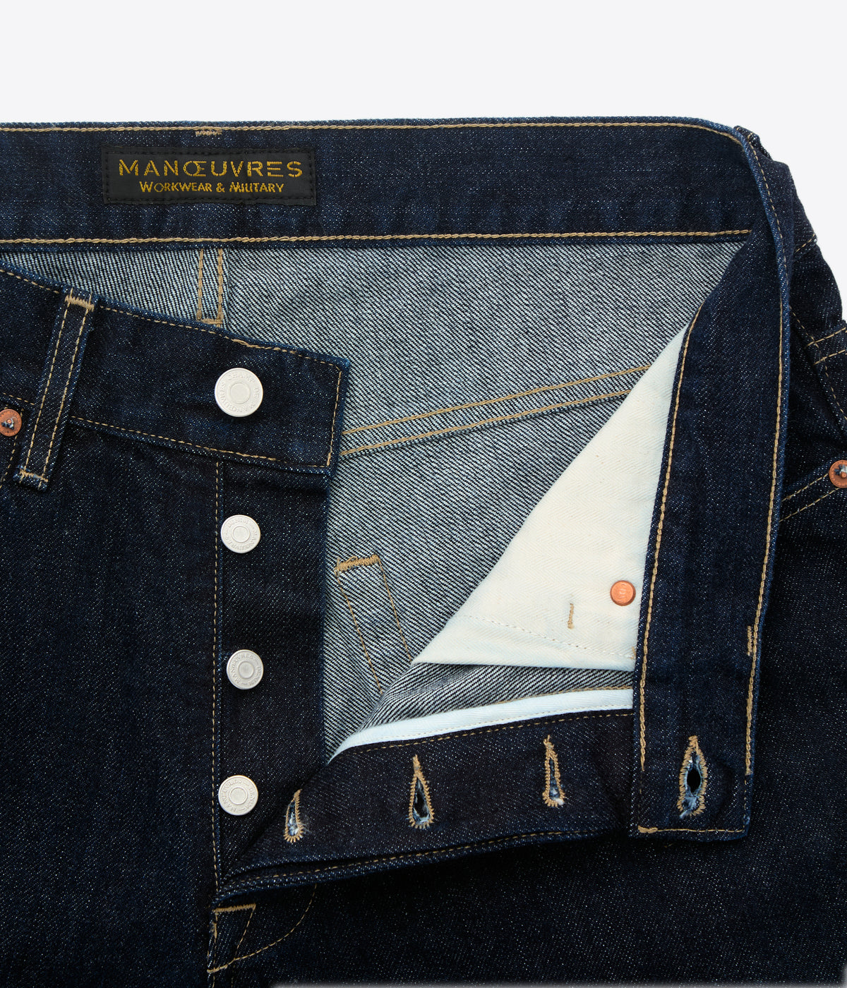 Japanese Selvedge Jeans 14 oz Blue — Cut 3320