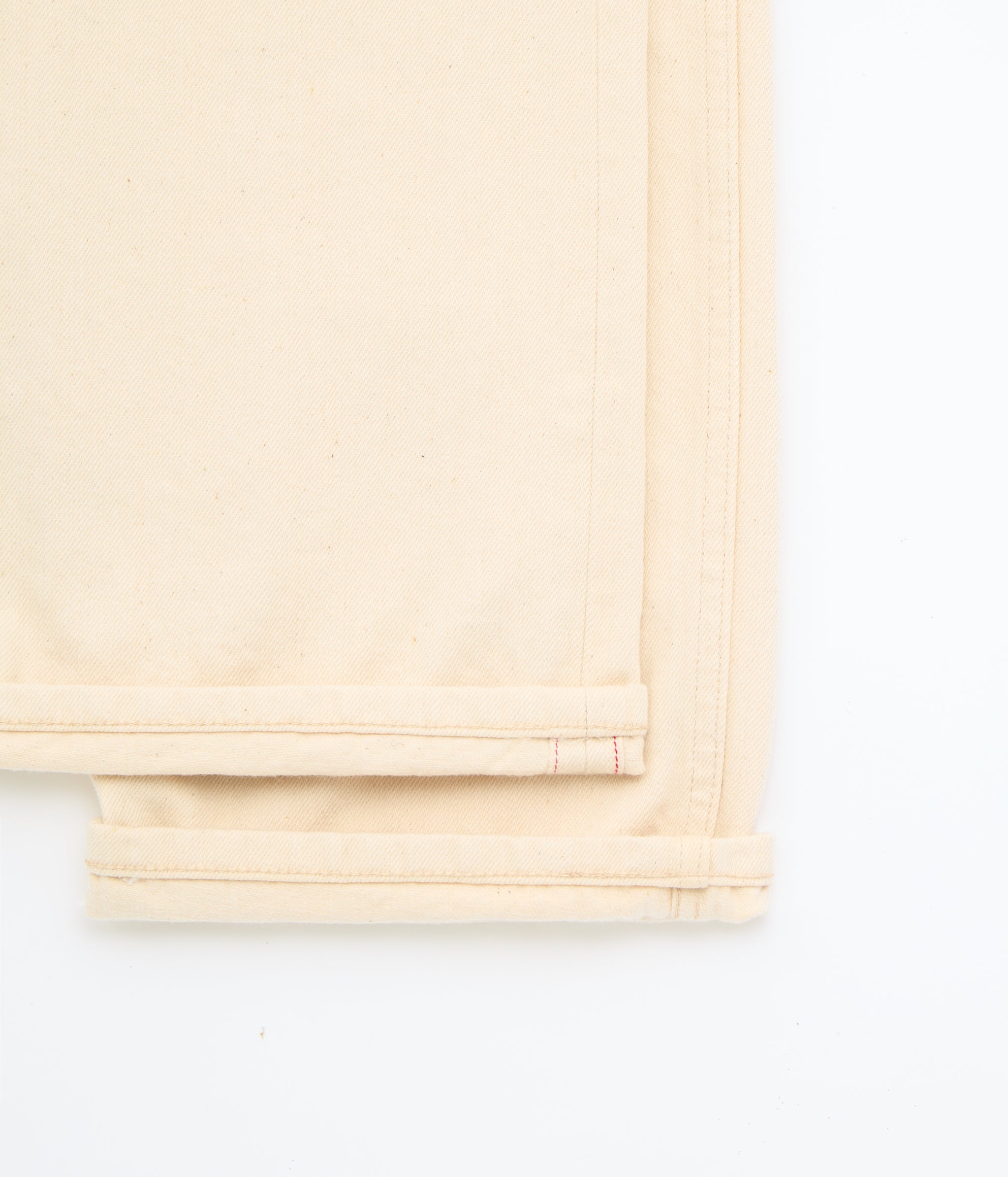 Ecru Japanese Straight Jeans Rinse — Cut 3320