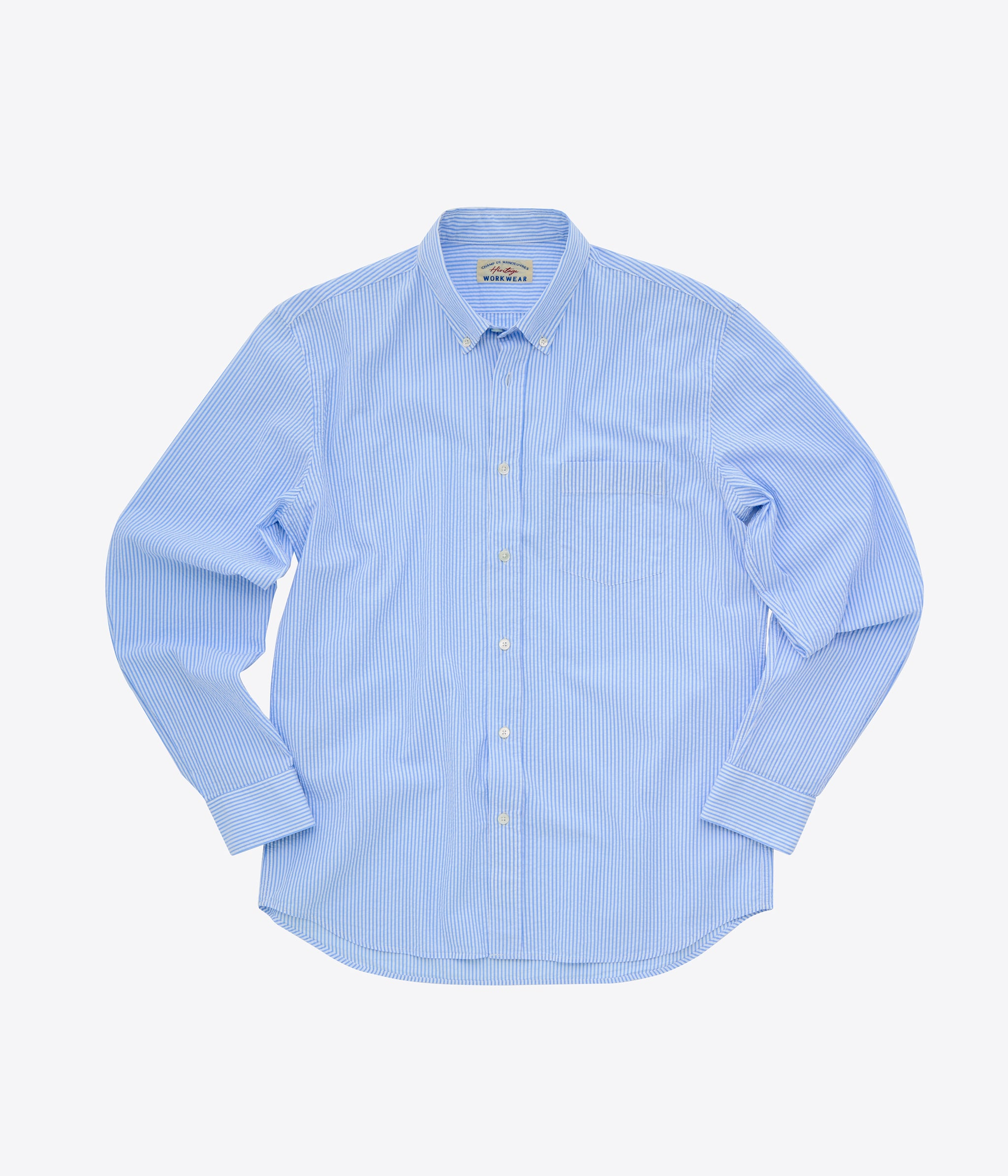 Chemise Seersucker à Rayures
