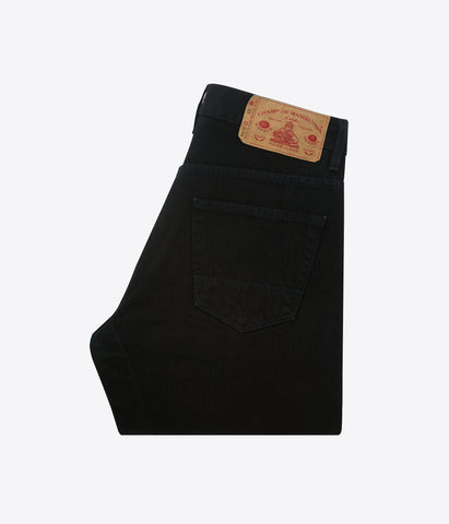 Jean Droit Japonais Noir 14 oz