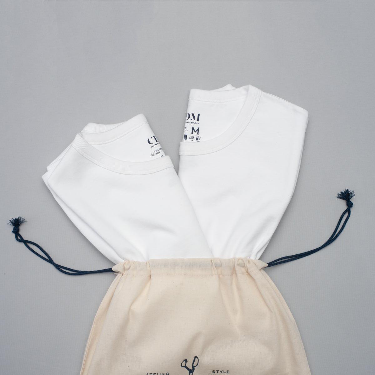 Pack Duo T-shirts Blancs Militaires