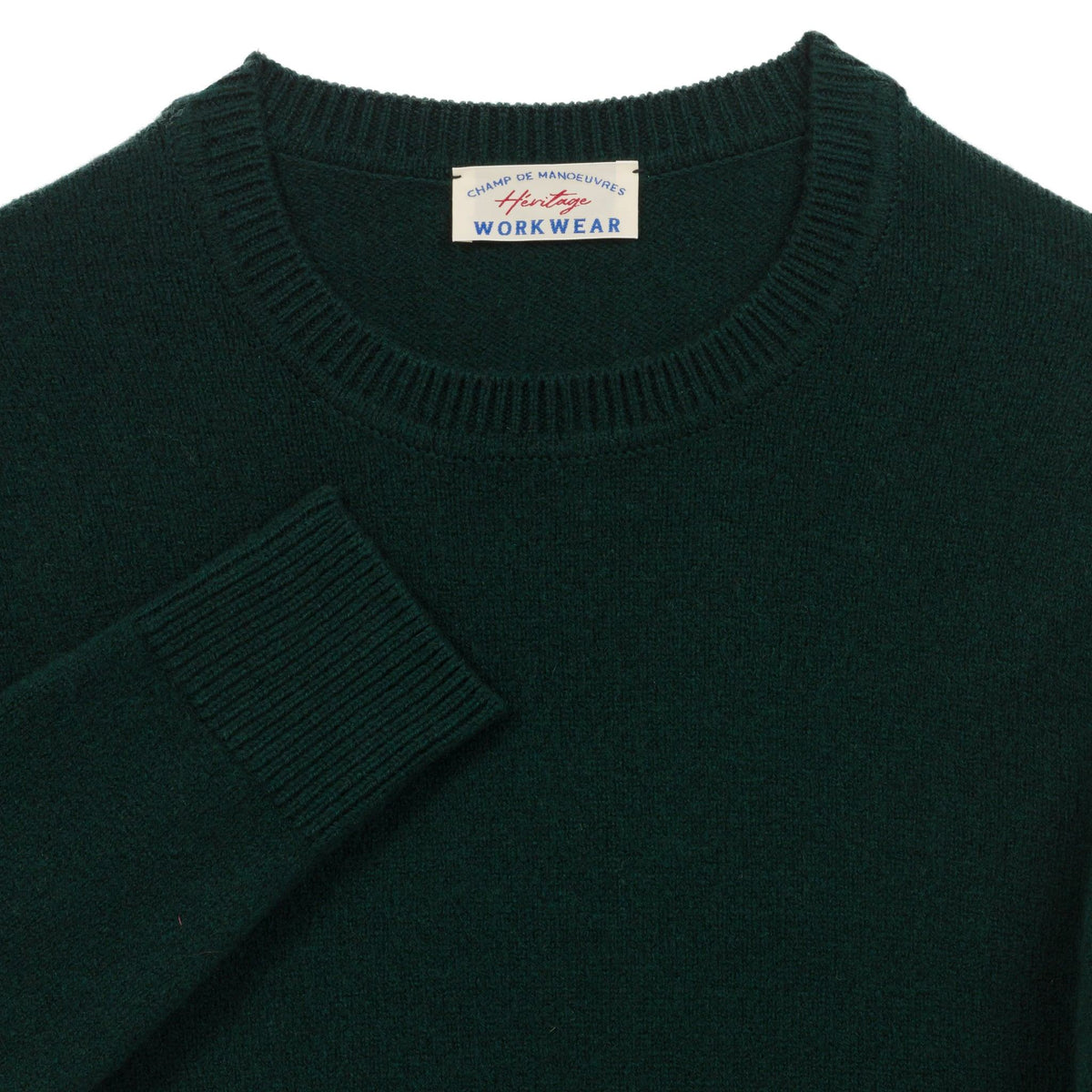 Pull Lambswool Vert Forêt