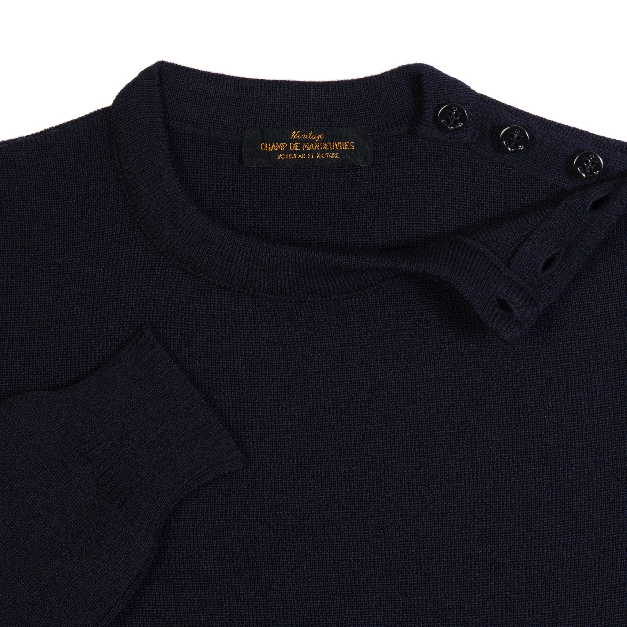 mariniere homme laine exemple col