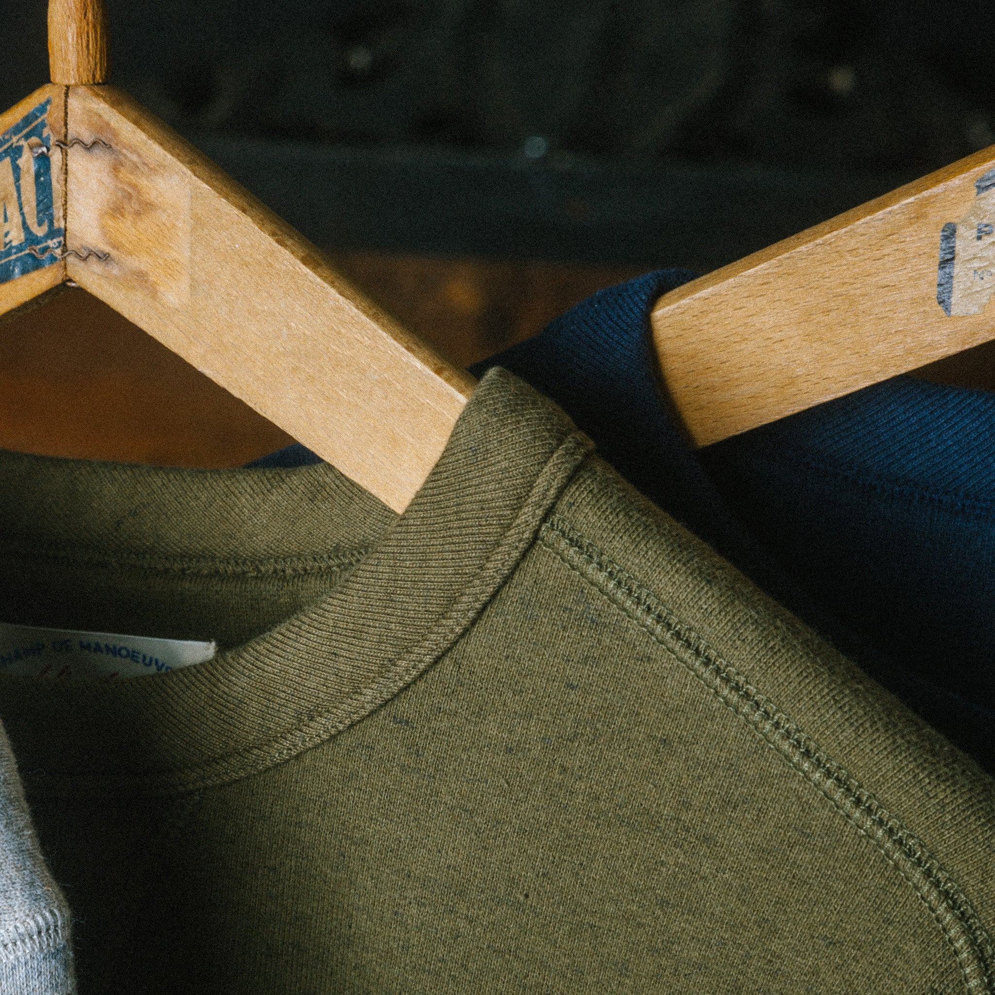 Sweatshirt Heritage kaki - Champ de Manoeuvres 