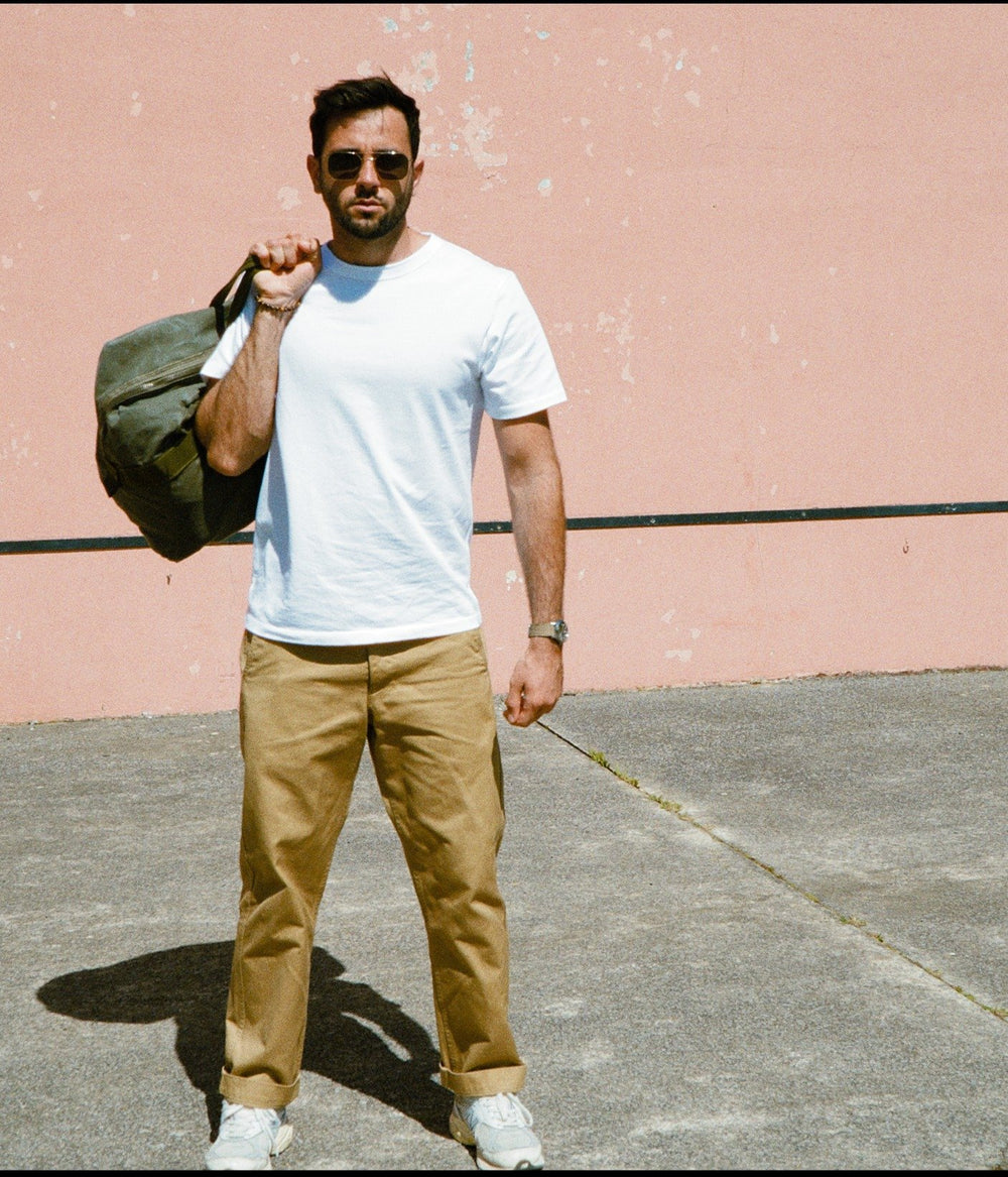 White heritage t-shirt 