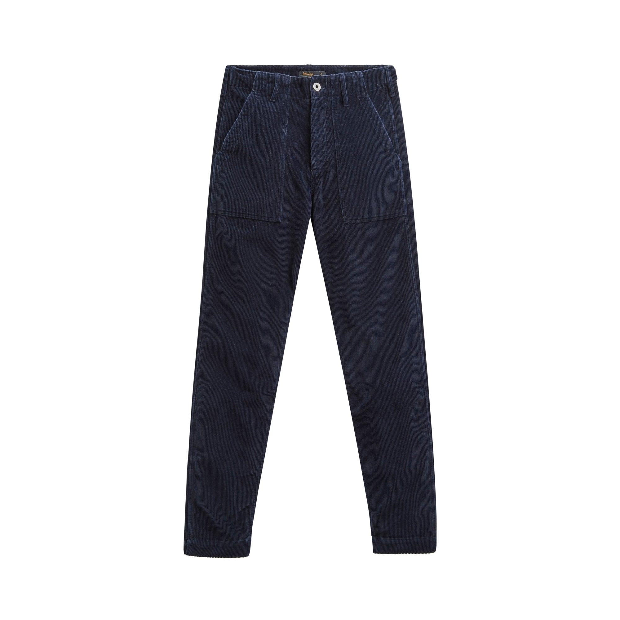 Utility Pant Corduroy marine - Champ de Manoeuvres 